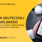 Zdjęcie przedstawia osobę, która zapisuje swój plan nauki angielskiego w zeszycie.
